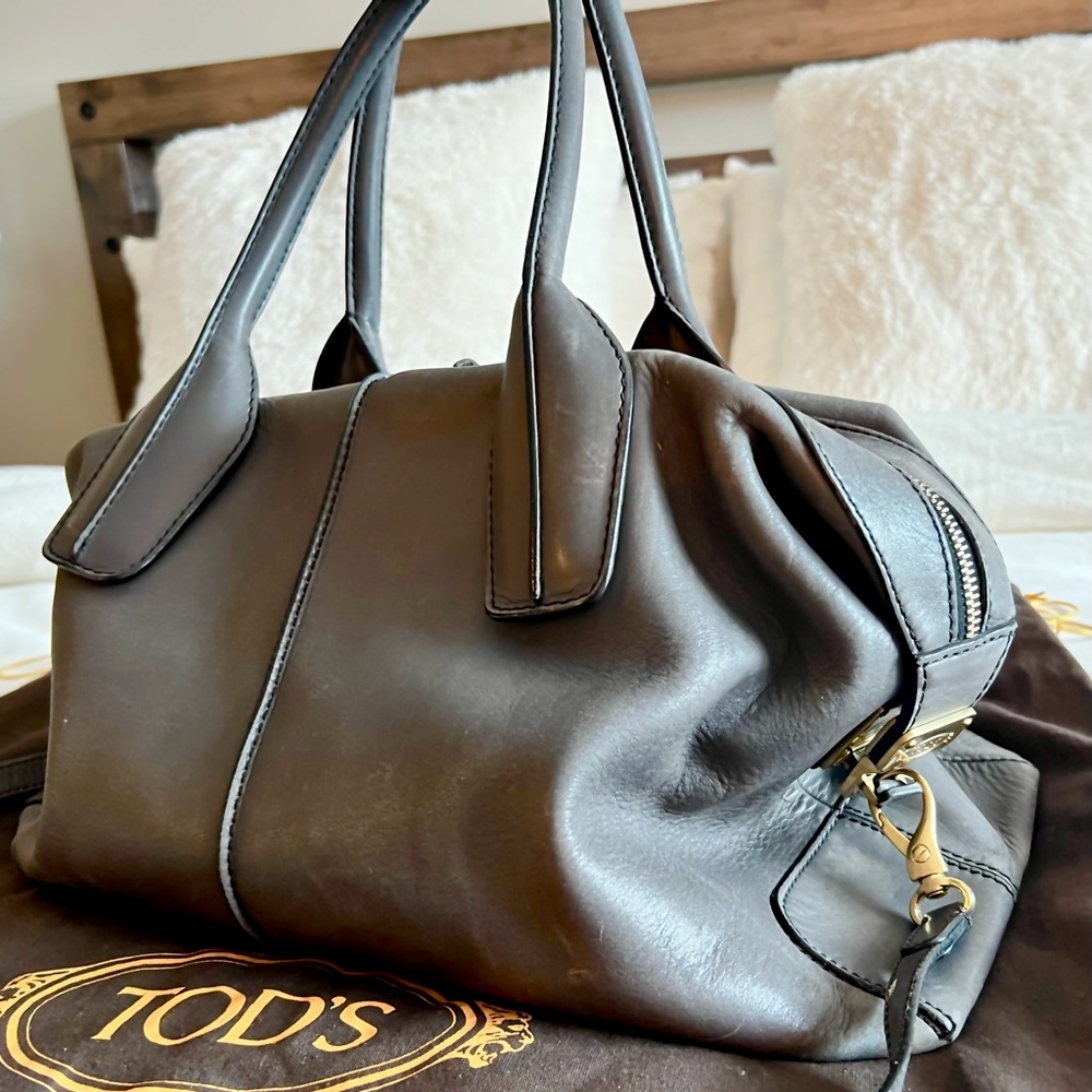 TOD’S Bag | Bauletto Bag in Dove Grey | Great Condition